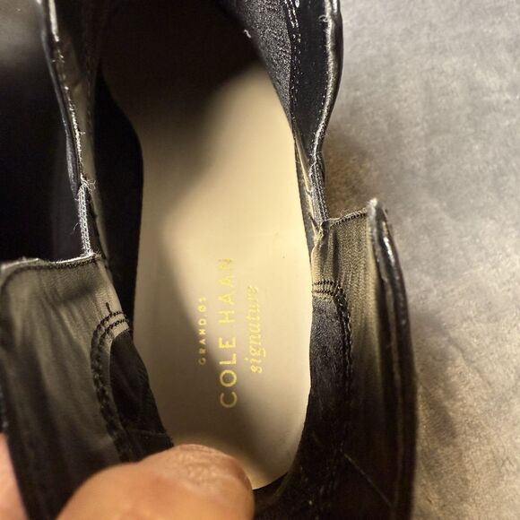 Cole Haan Women's Grand Zero Signature Leather Booties Black Leather Size 5B - Picture 6 of 8